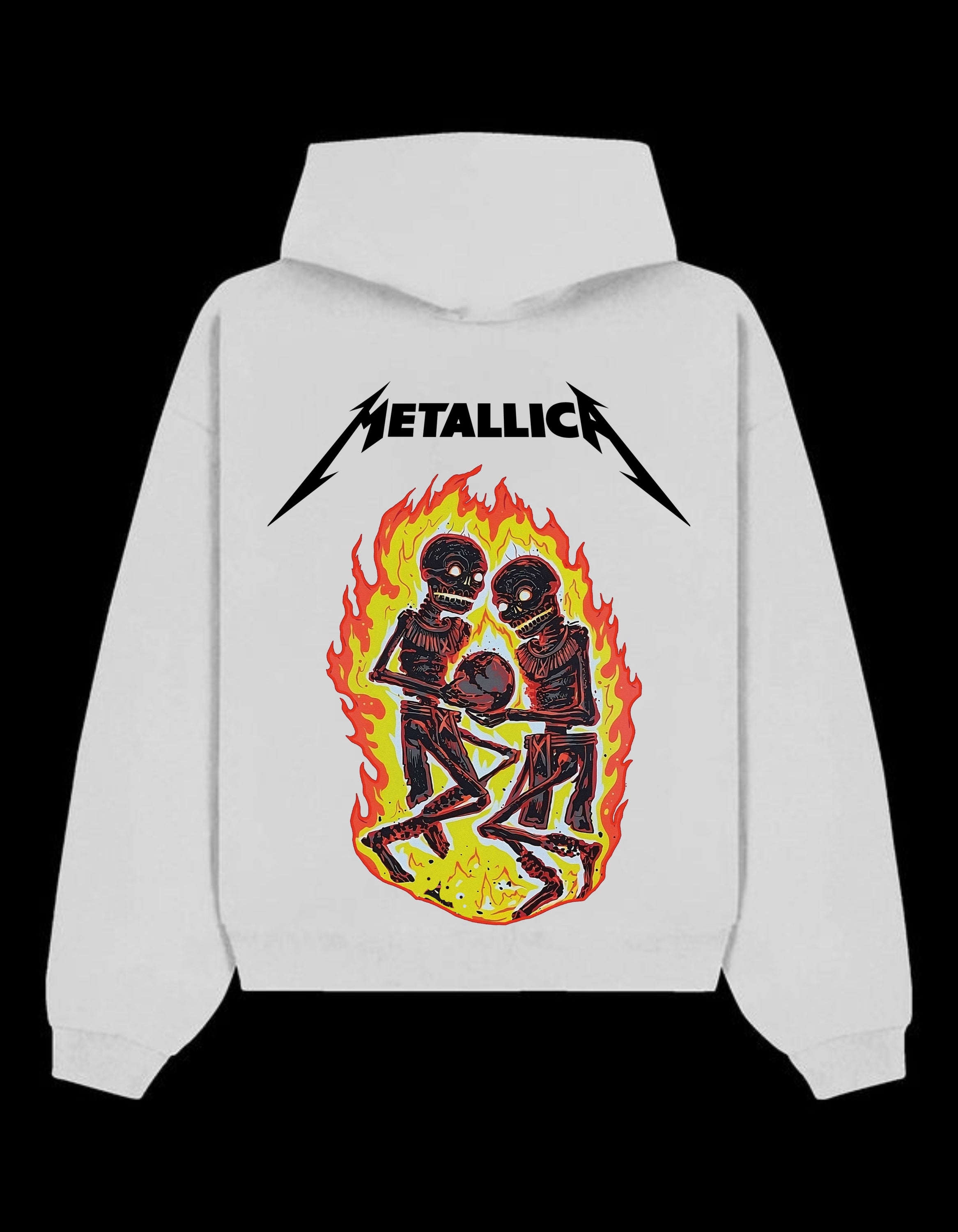 Metallica Fire Duo Graphic Hoodie