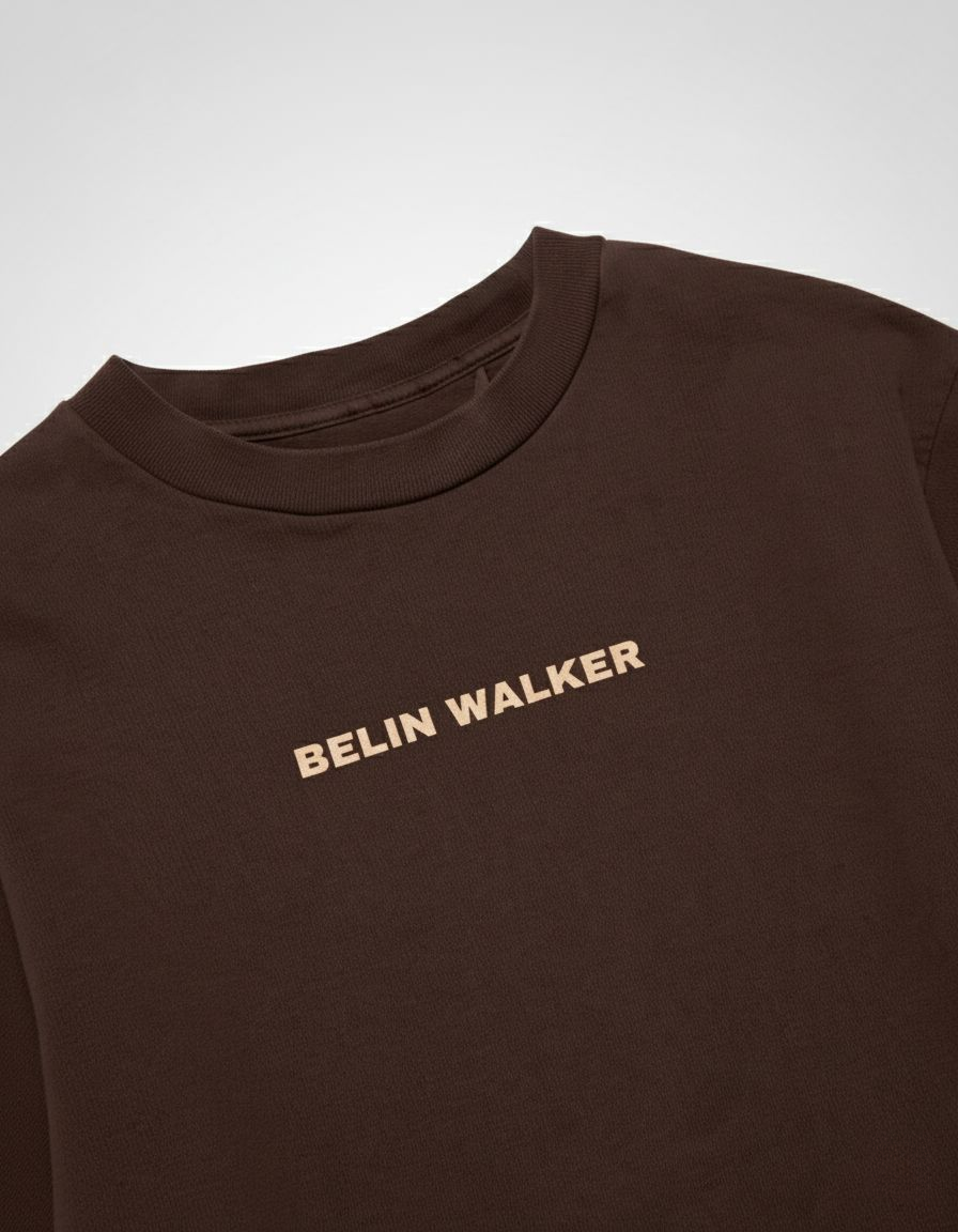 Basic Brown Oversized T-Shirt