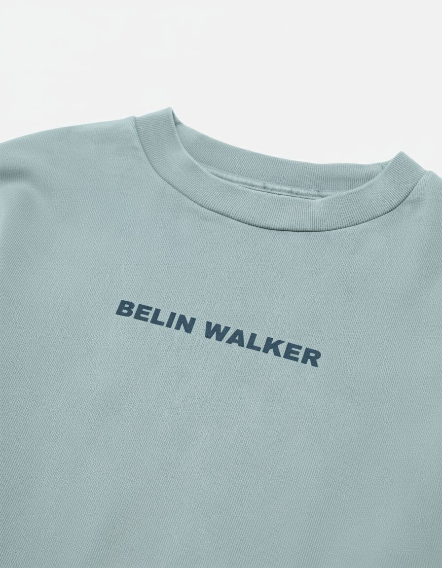 Basic Aqua Blue Oversized T-Shirt